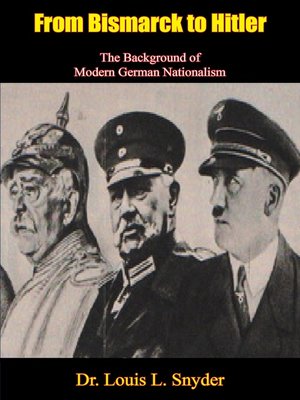 cover image of From Bismarck to Hitler